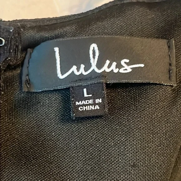 Lulus Better Bow-lieve It Black Skater Dress Size L - Picture 10 of 15